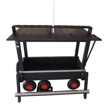 Preview: Bollerwagen Deluxe in schwarz